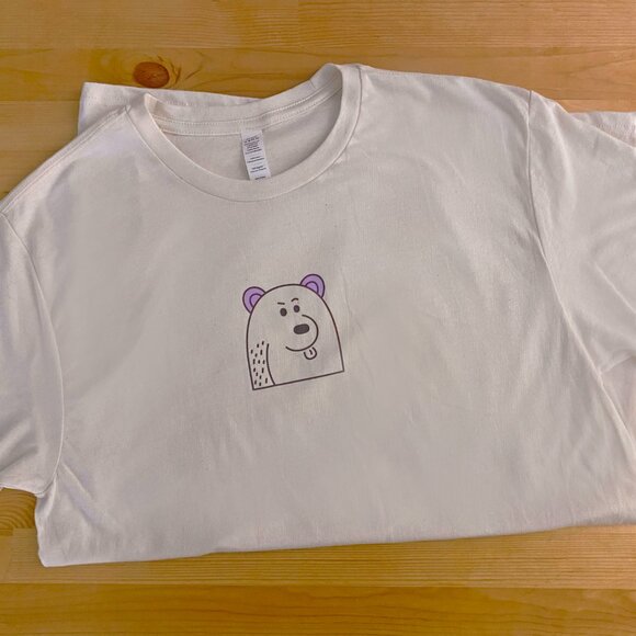 NEVER USED - Light Cream Bear Tee - LuCo - Picture 3 of 3